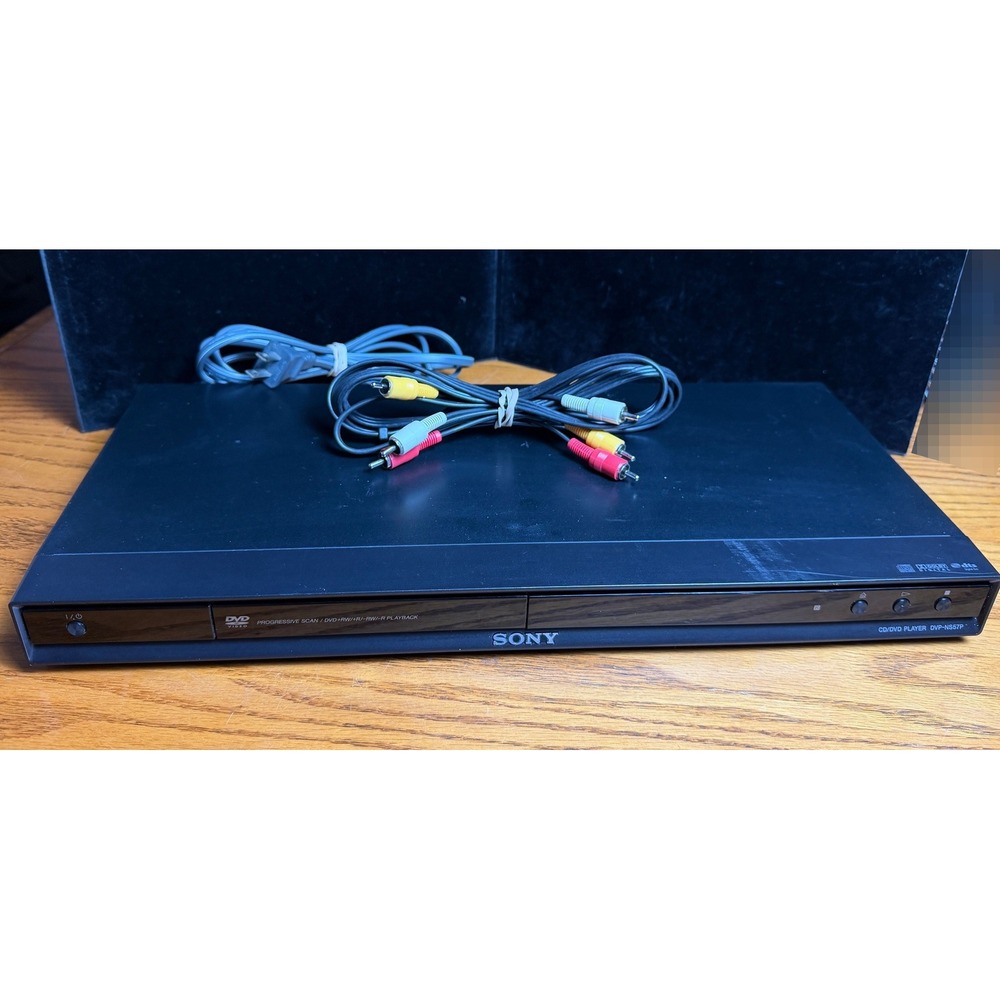 Sony CD DVD Player DVP-NS57P-Progressive Scan with Remote and Cables, WORKS